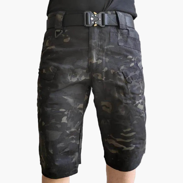 Outdoor-Shorts für Herren mit Multifunktionstaschen und Gürtel