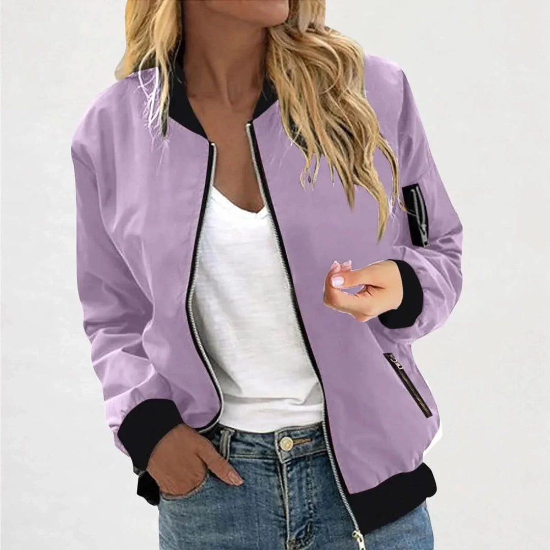 Sportliche Leichte Bomberjacke