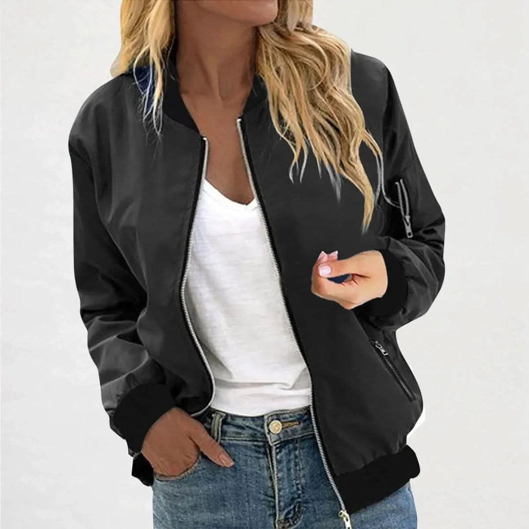 Sportliche Leichte Bomberjacke