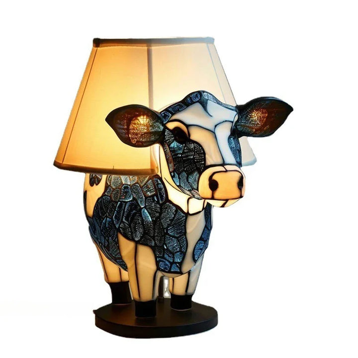 Bunte Tierlampe