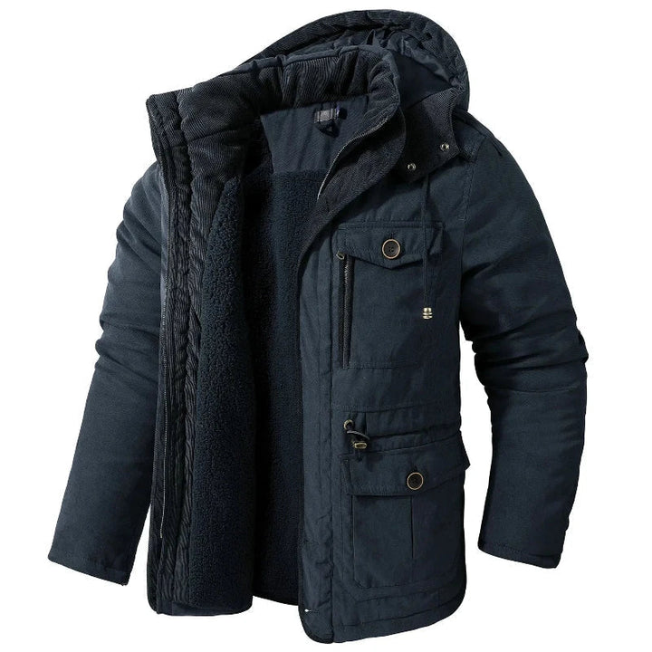 Mason | Parka für Herren mit Kapuze und Taschen