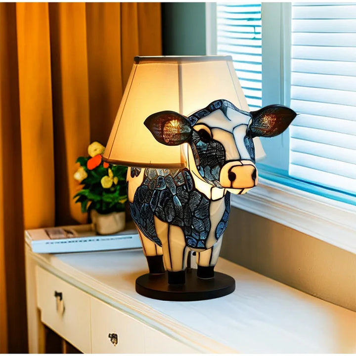Bunte Tierlampe