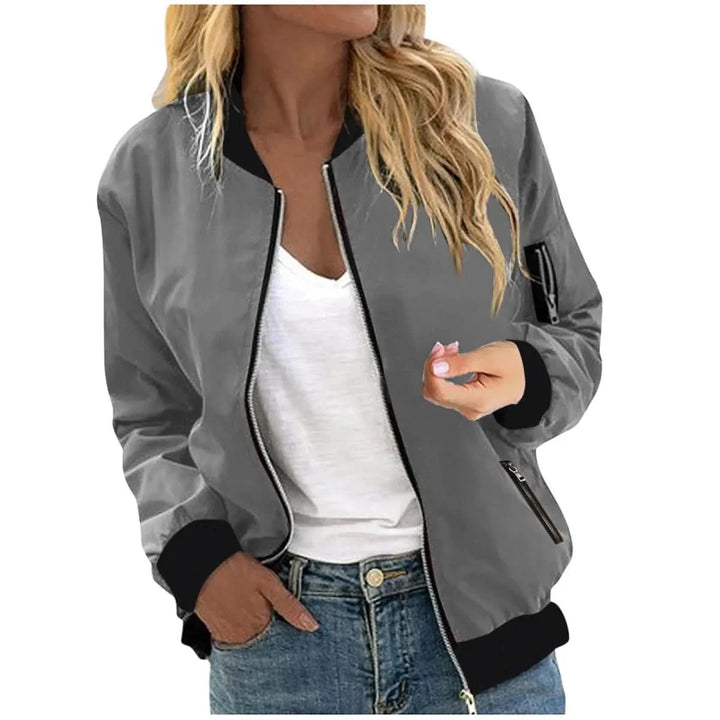 Sportliche Leichte Bomberjacke