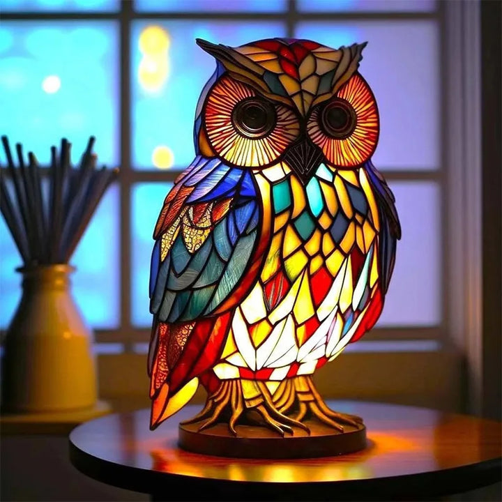 Bunte Tierlampe