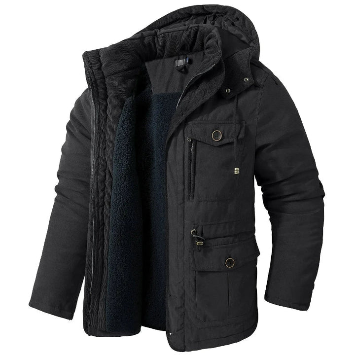 Mason | Parka für Herren mit Kapuze und Taschen