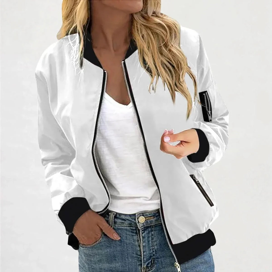 Sportliche Leichte Bomberjacke