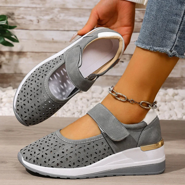 Thea - Damen Luftige Orthopädische Sommerschuhe mit Fußbett