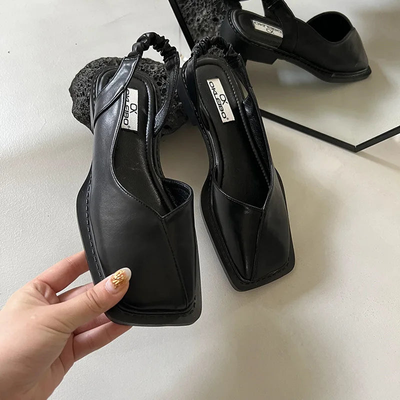 Elegante Sandalen mit quadrater Zehe für Damen - Lea