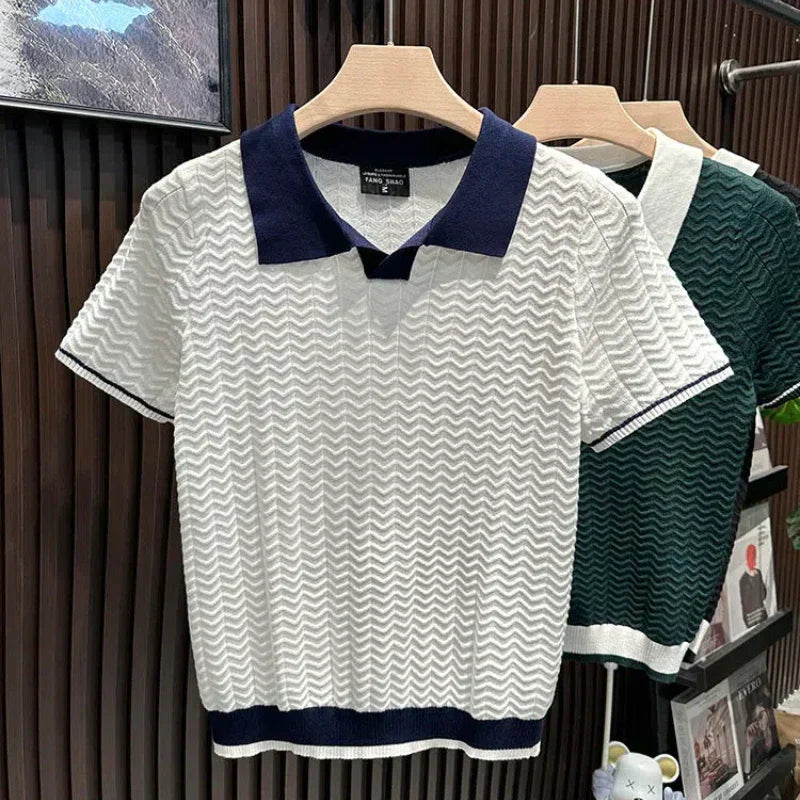 LUCA | POLOSHIRT AUS RICCIOTUCH