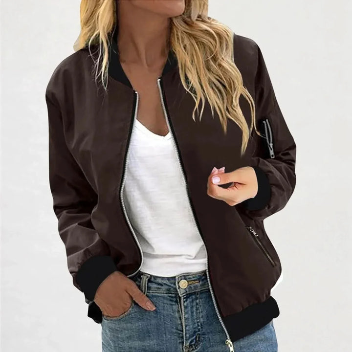 Sportliche Leichte Bomberjacke