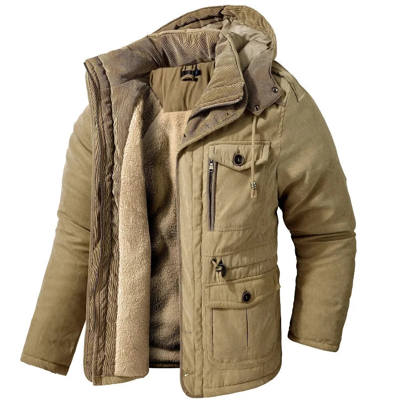 Mason | Parka für Herren mit Kapuze und Taschen
