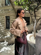 ILSE - Trench-coat court pour femme