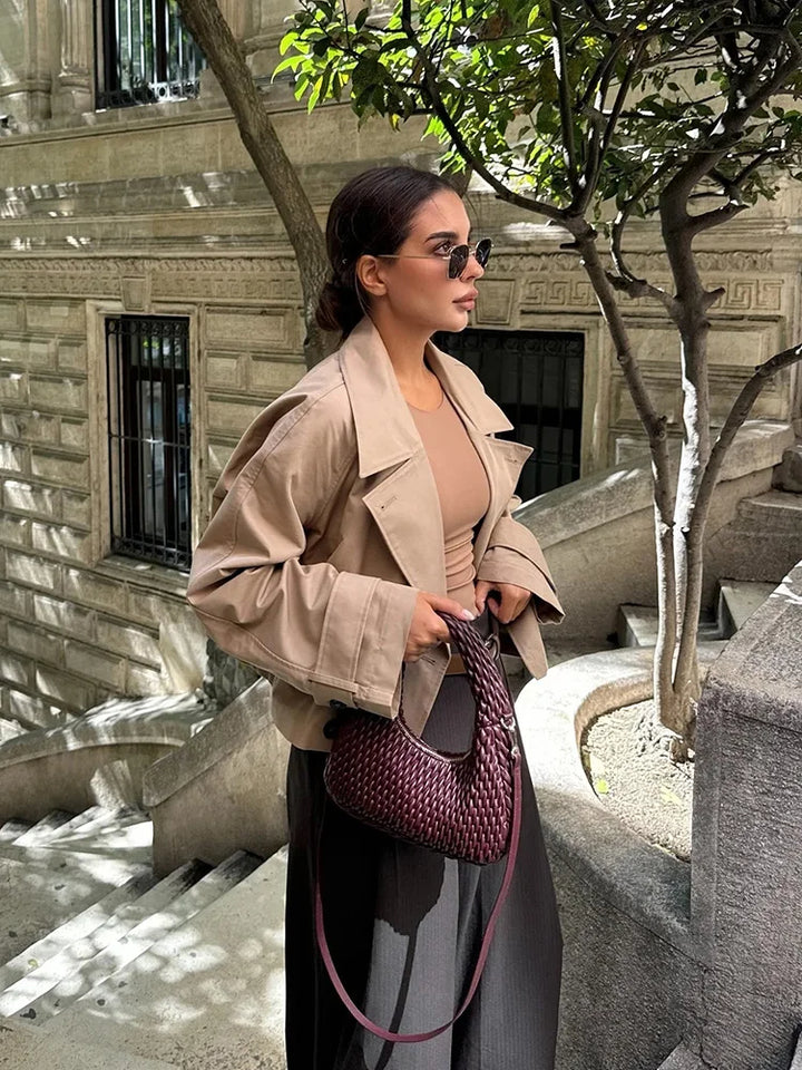 ILSE - Trench-coat court pour femme
