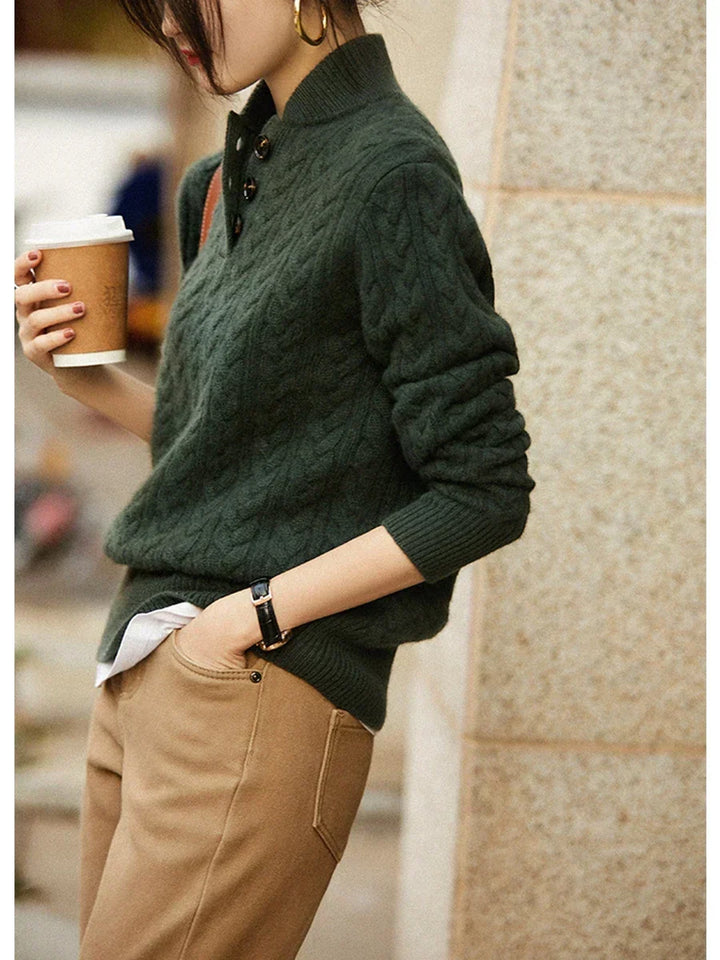 Arden Knopf-Down Pullover