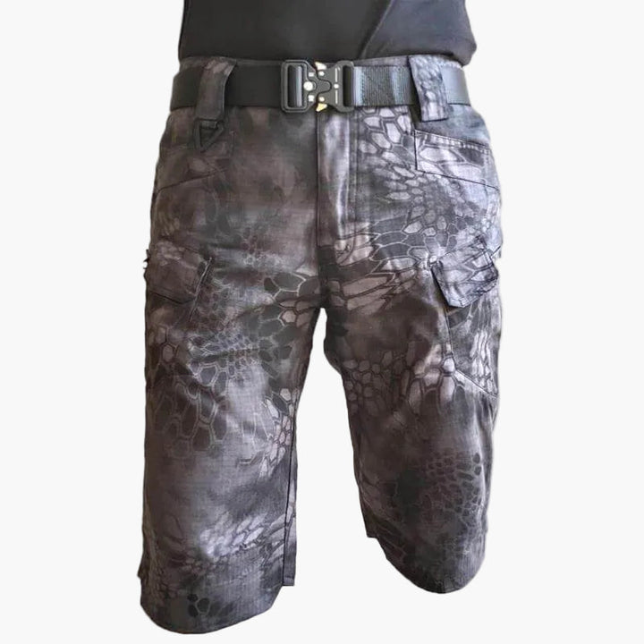 Outdoor-Shorts für Herren mit Multifunktionstaschen und Gürtel