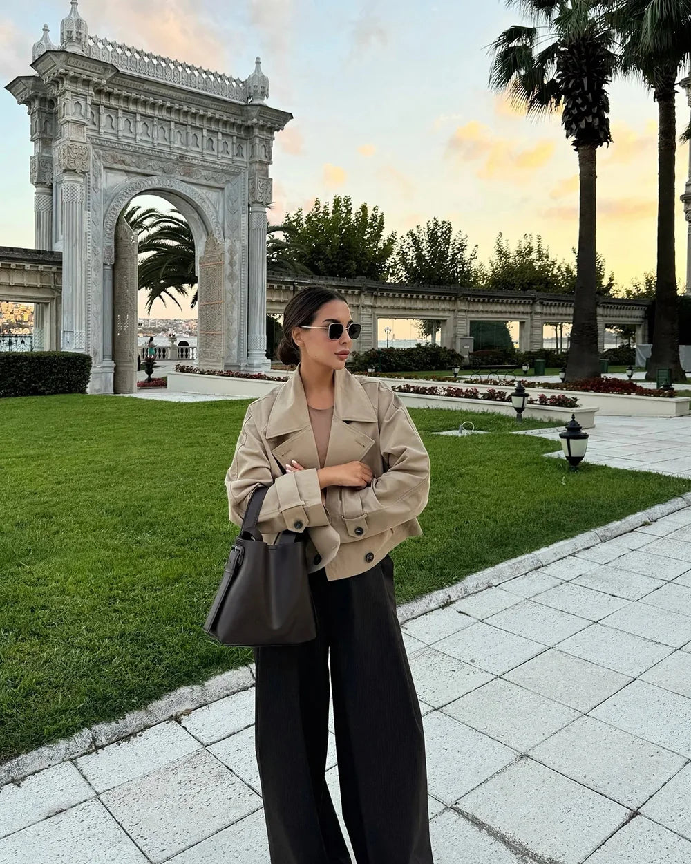 ILSE - Trench-coat court pour femme