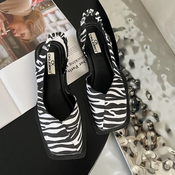 Elegante Sandalen mit quadrater Zehe für Damen - Lea