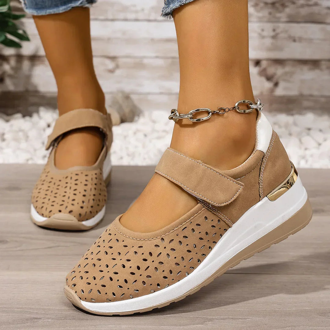 Thea - Damen Luftige Orthopädische Sommerschuhe mit Fußbett
