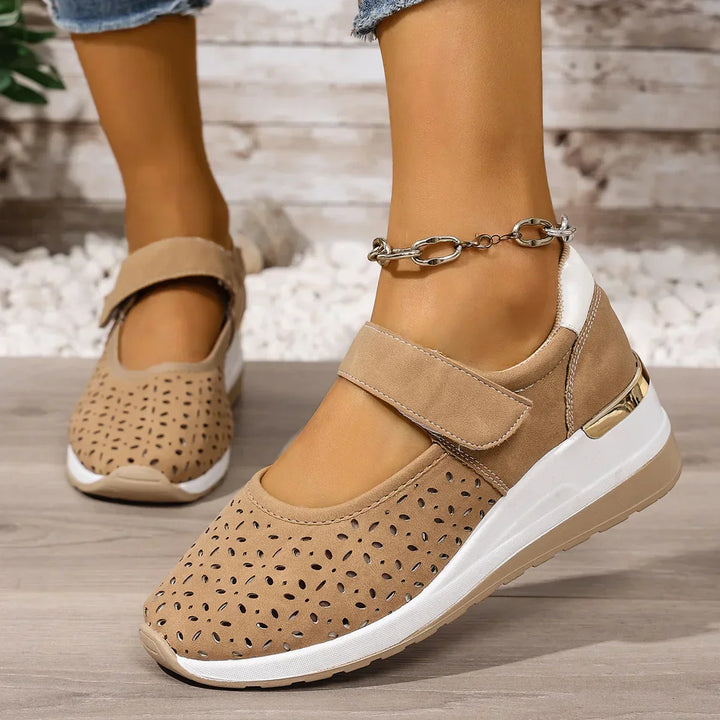Thea - Damen Luftige Orthopädische Sommerschuhe mit Fußbett