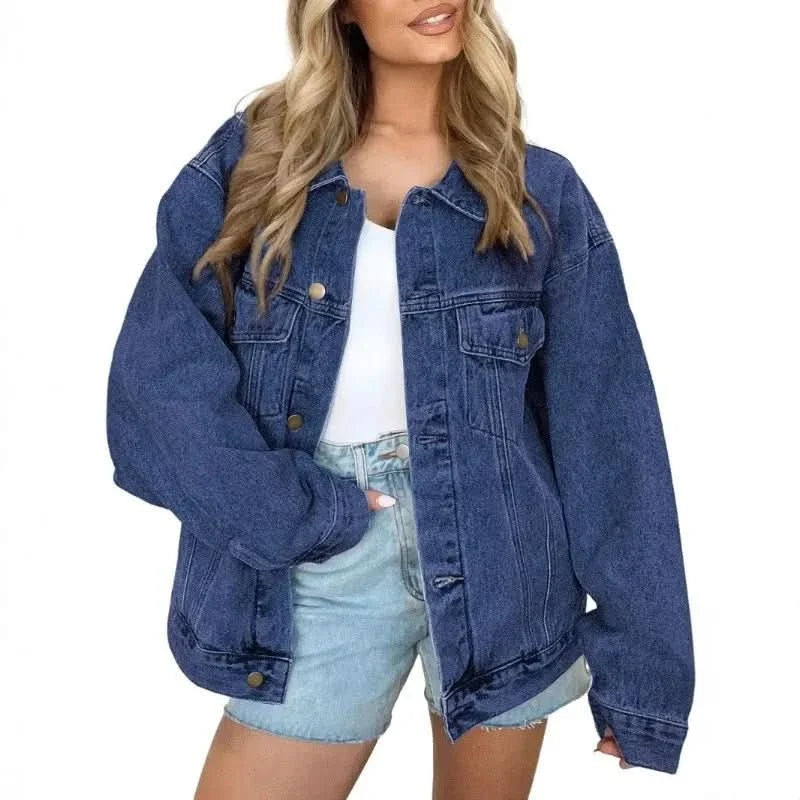 Übergroße klassische Jacke