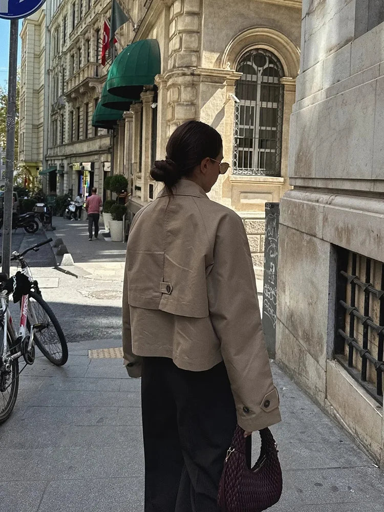 ILSE - Trench-coat court pour femme