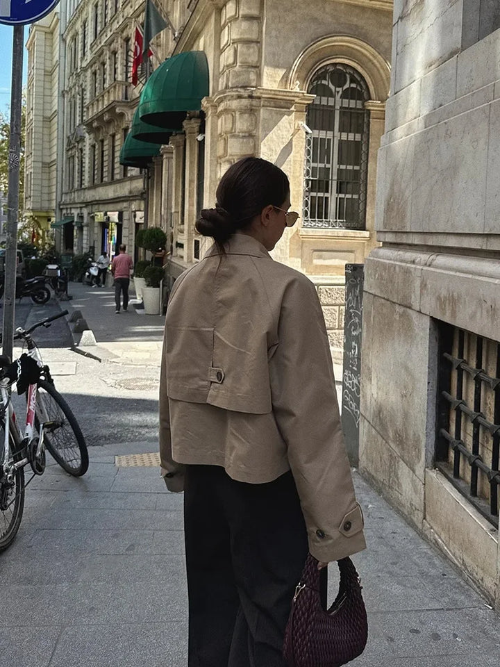 ILSE - Trench-coat court pour femme