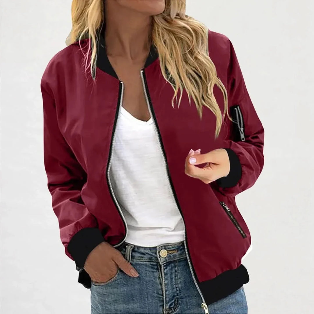 Sportliche Leichte Bomberjacke