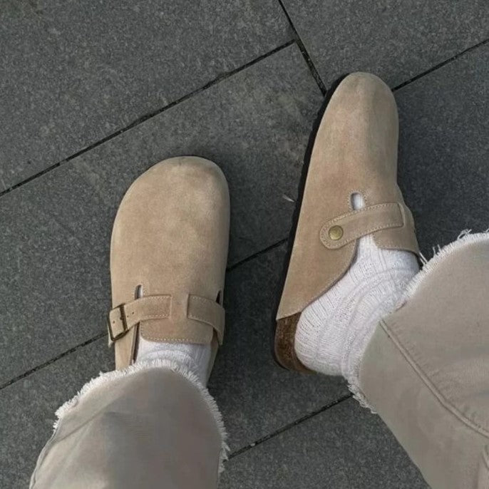 Boston | Elegante Wildleder Slipper für Damen
