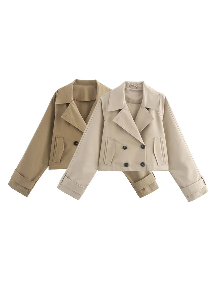 ILSE - Trench-coat court pour femme
