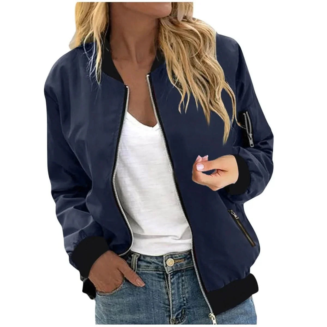 Sportliche Leichte Bomberjacke