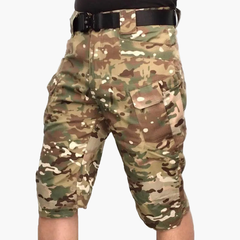 Outdoor-Shorts für Herren mit Multifunktionstaschen und Gürtel