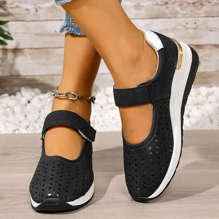 Thea - Damen Luftige Orthopädische Sommerschuhe mit Fußbett