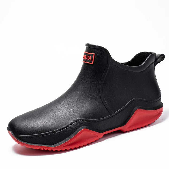 Regenstiefel für Herren mit rutschfester Sohle
