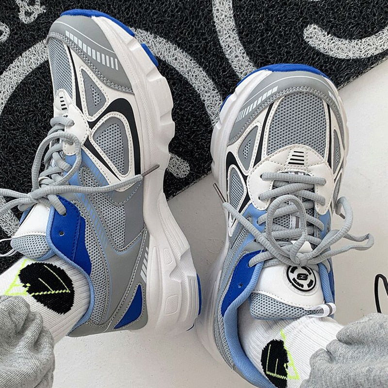 Unisex Sneaker flach – Alltagsschuh mit Schnürung