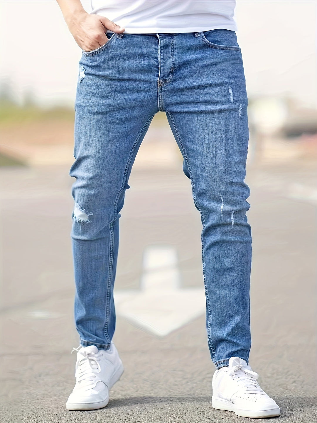 Slim-Fit-Jeans Herren Skinny
