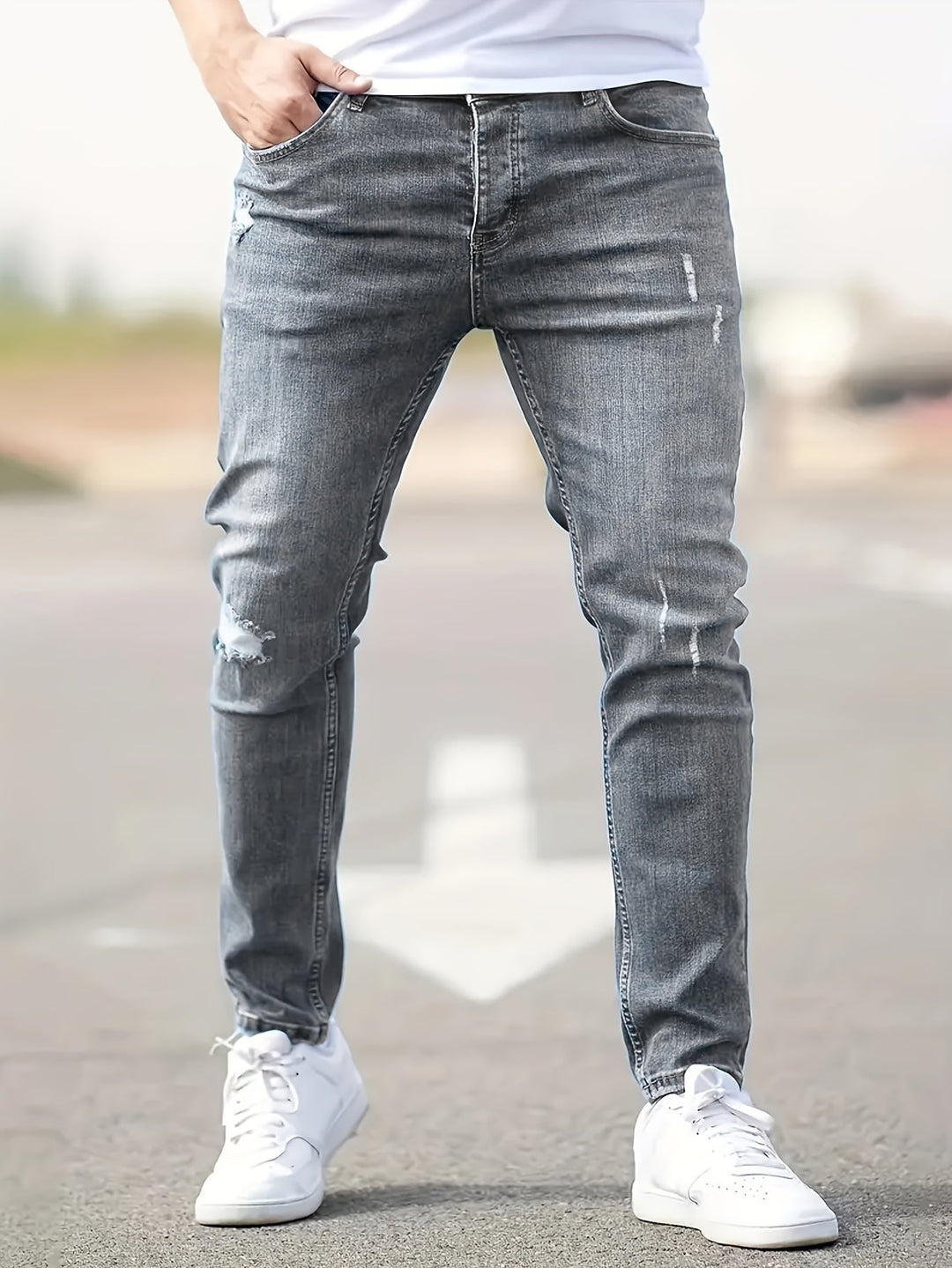 Slim-Fit-Jeans Herren Skinny