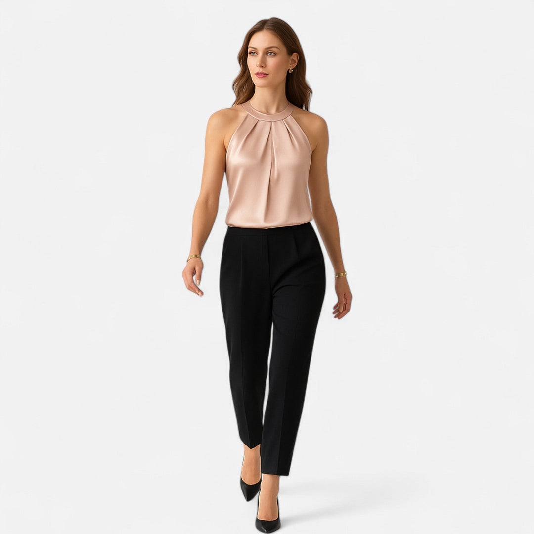 Stilvolles Halter Top Damen rückenfrei