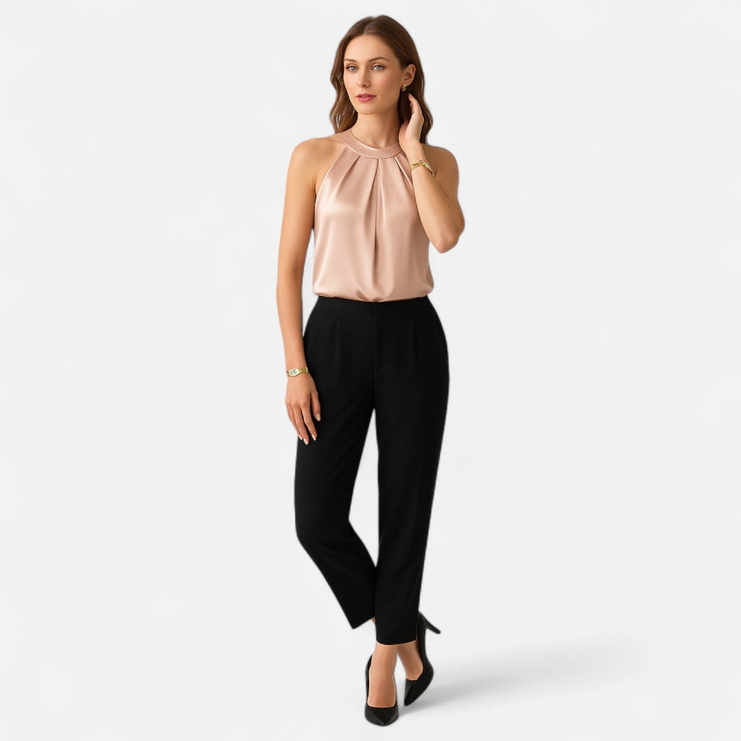 Stilvolles Halter Top Damen rückenfrei