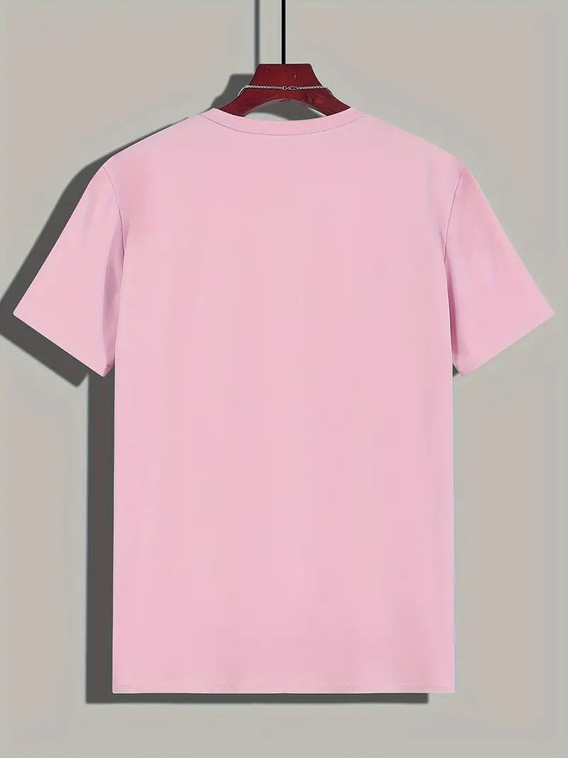 T-Shirt Basic Herren Rundhals Kurzarm