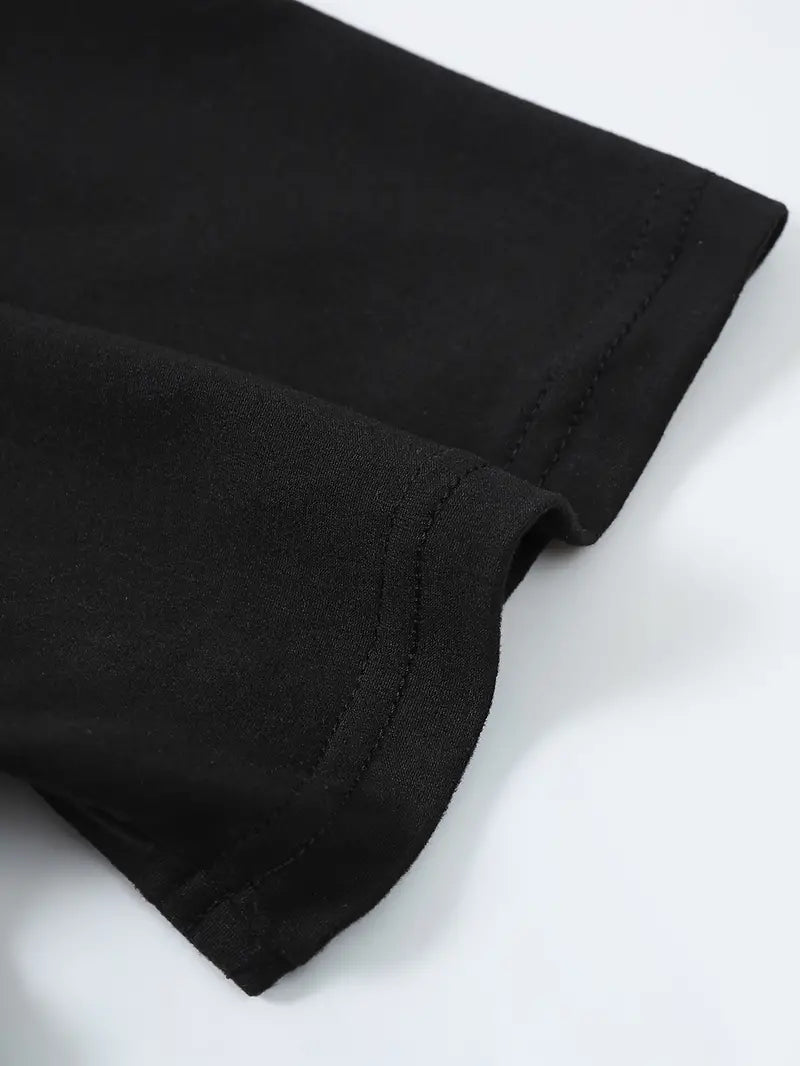 T-Shirt Basic Herren Rundhals Kurzarm