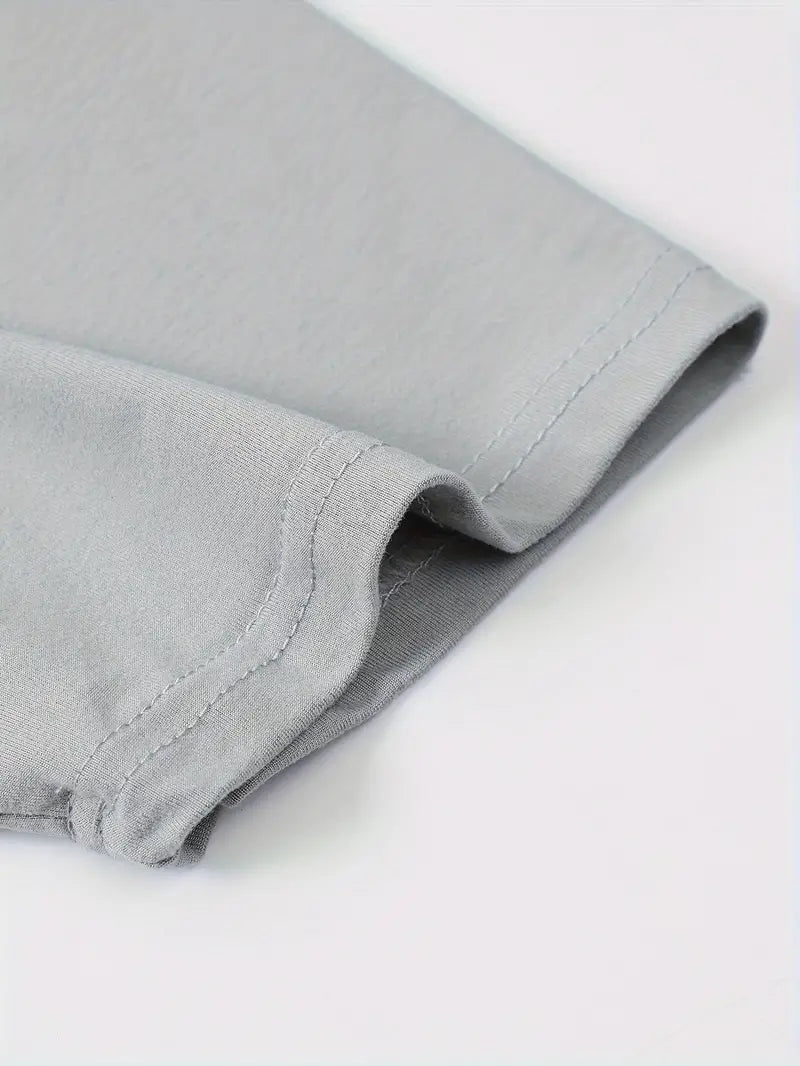 T-Shirt Basic Herren Rundhals Kurzarm