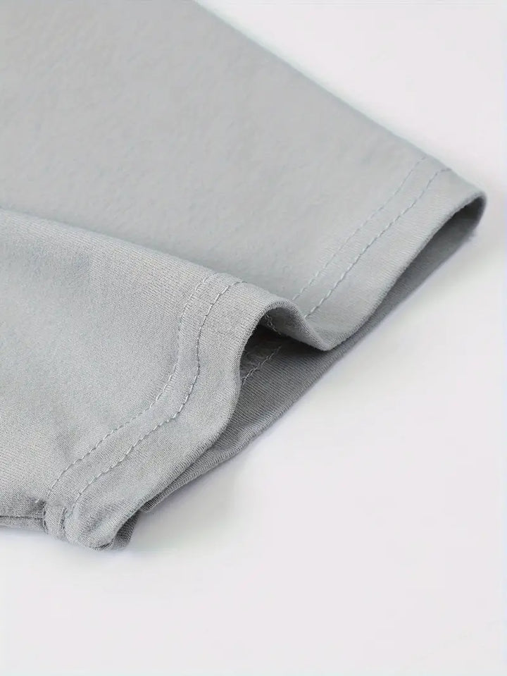 T-Shirt Basic Herren Rundhals Kurzarm