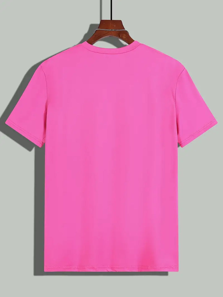 T-Shirt Basic Herren Rundhals Kurzarm
