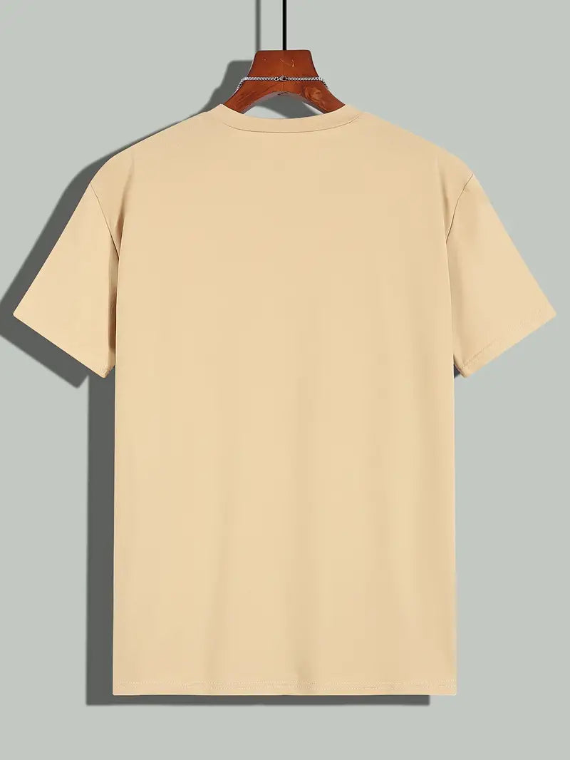 T-Shirt Basic Herren Rundhals Kurzarm