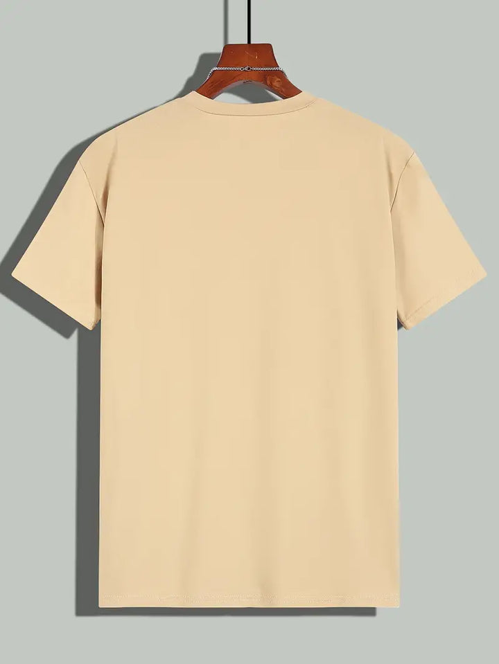 T-Shirt Basic Herren Rundhals Kurzarm