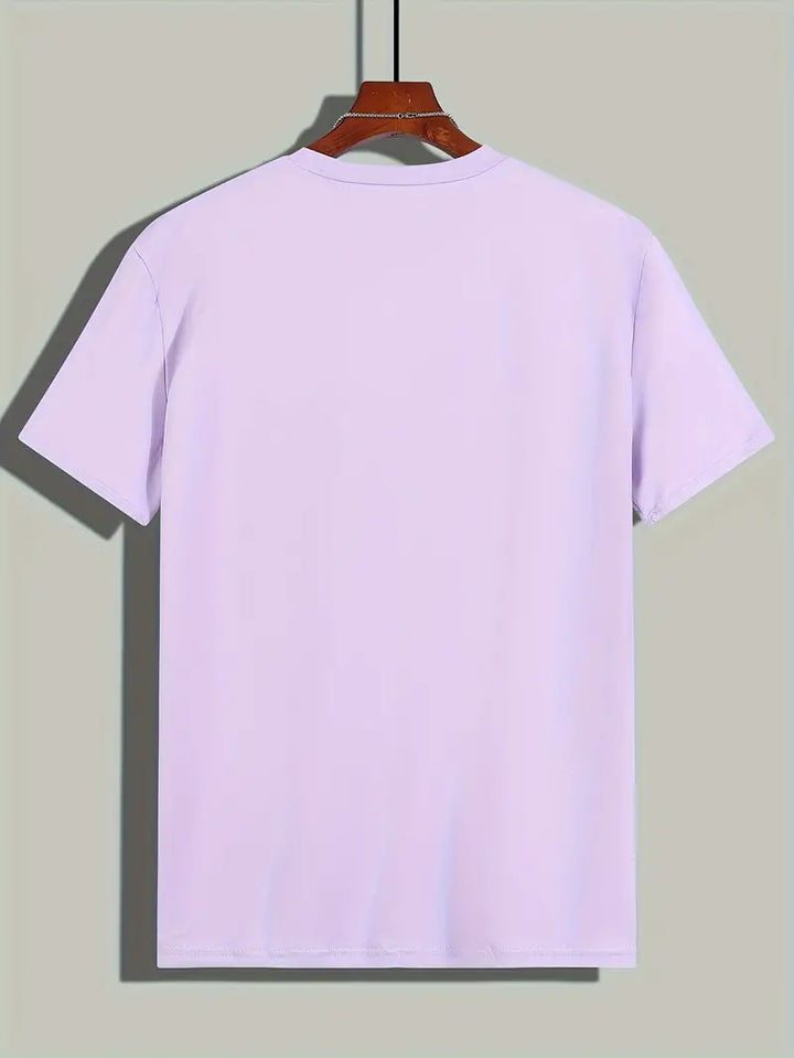 T-Shirt Basic Herren Rundhals Kurzarm