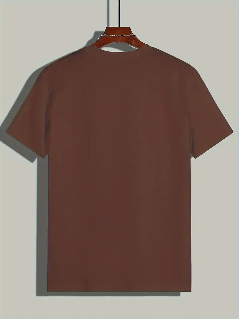 T-Shirt Basic Herren Rundhals Kurzarm