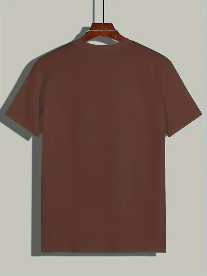 T-Shirt Basic Herren Rundhals Kurzarm