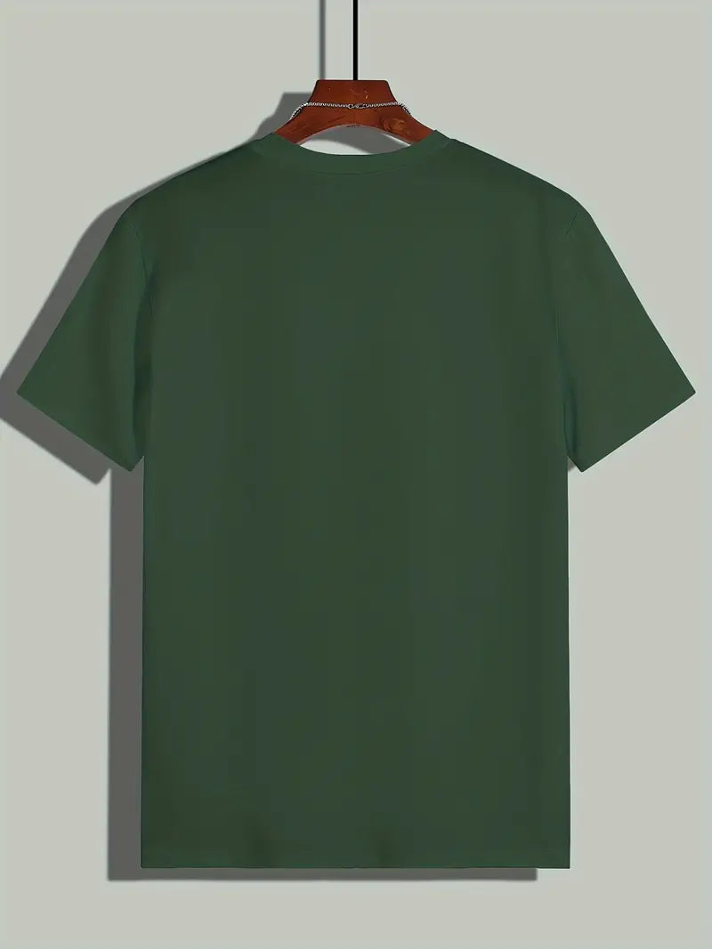 T-Shirt Basic Herren Rundhals Kurzarm