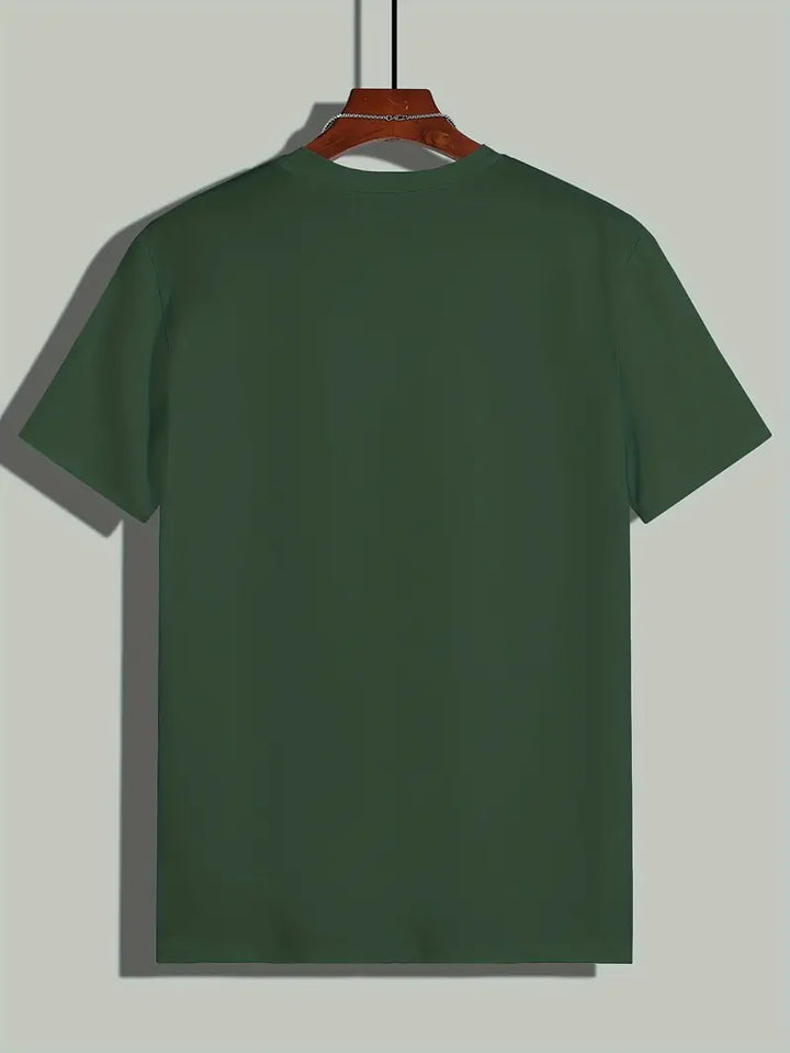 T-Shirt Basic Herren Rundhals Kurzarm